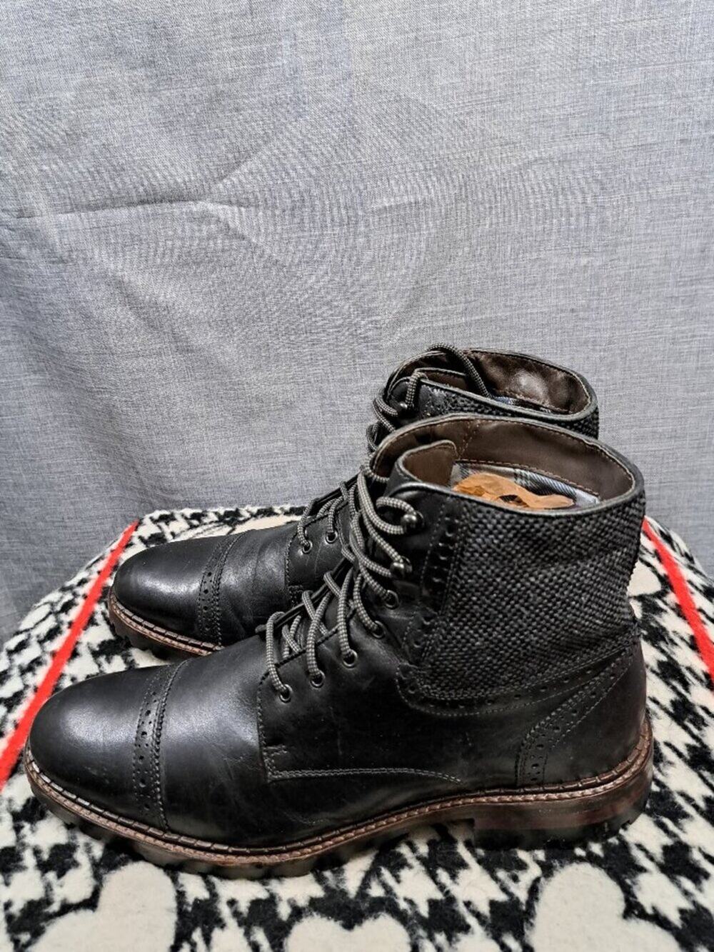 Johnston & Murphy Wingtip Leather Boot Men Size 10.5